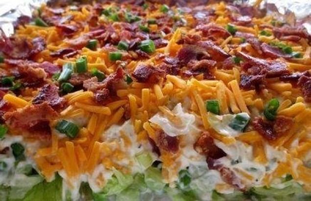 7 Layer Salad Family Size